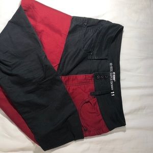 HT split dye denim high rise jeans